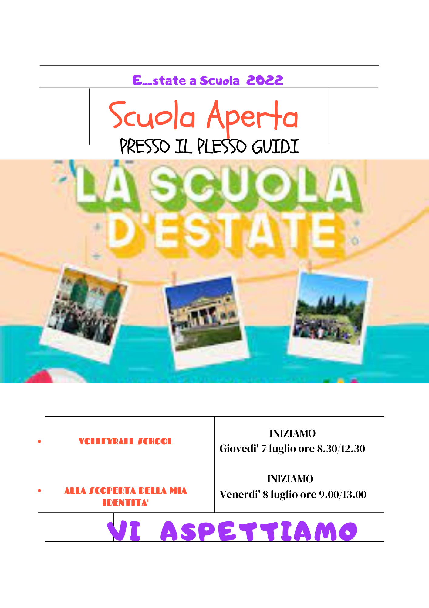 locandina scuola destate